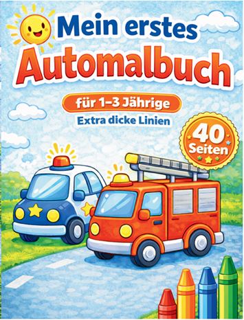 Cover von Mein erstes Automalbuch
